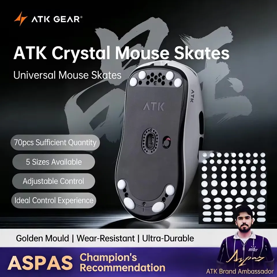 Esports Gaming Pcs - Łyżki do myszy ATK Crystal Jade,
