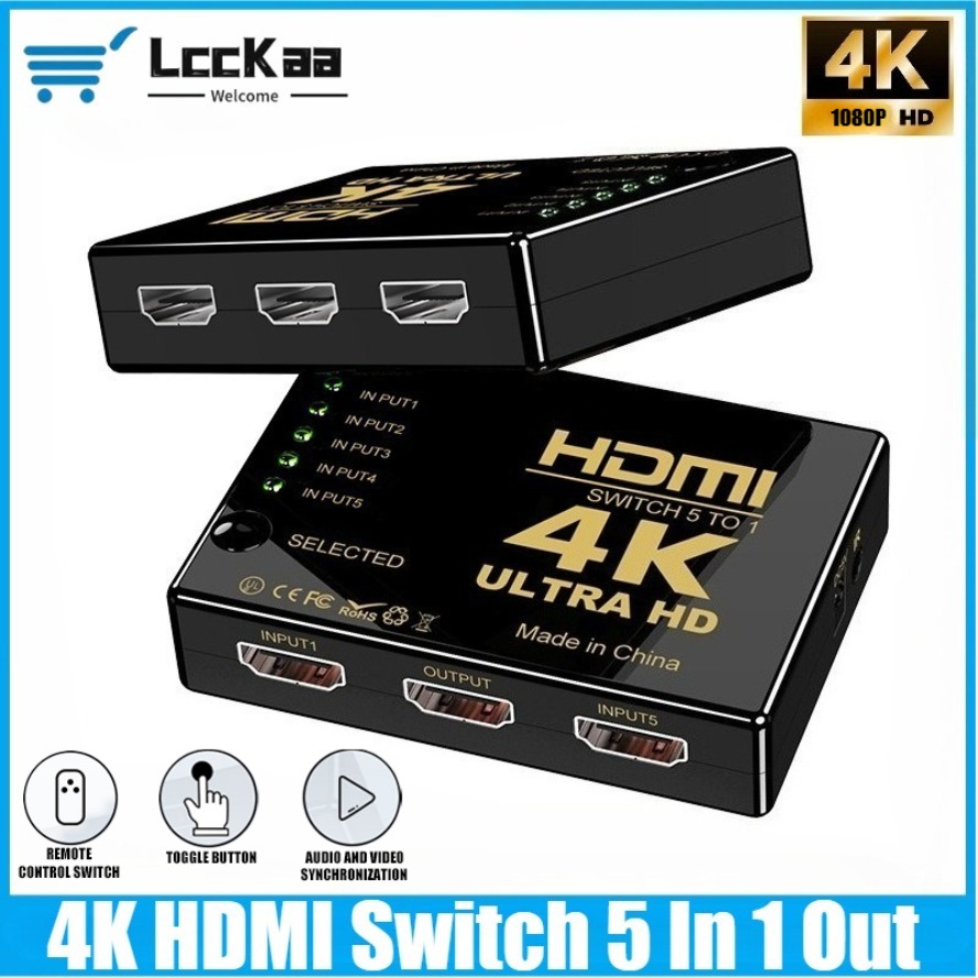 Esports Gaming Hub - Przełącznik HDMI 4K 5 wejść 1
