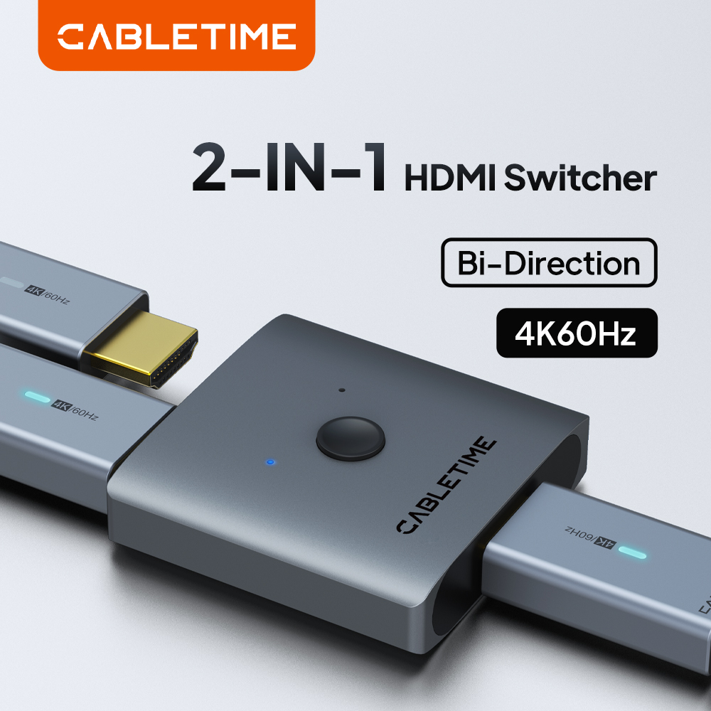 Esports Gaming Hub - CABLETIME Przełącznik HDMI Rozdzielacz 4K 2