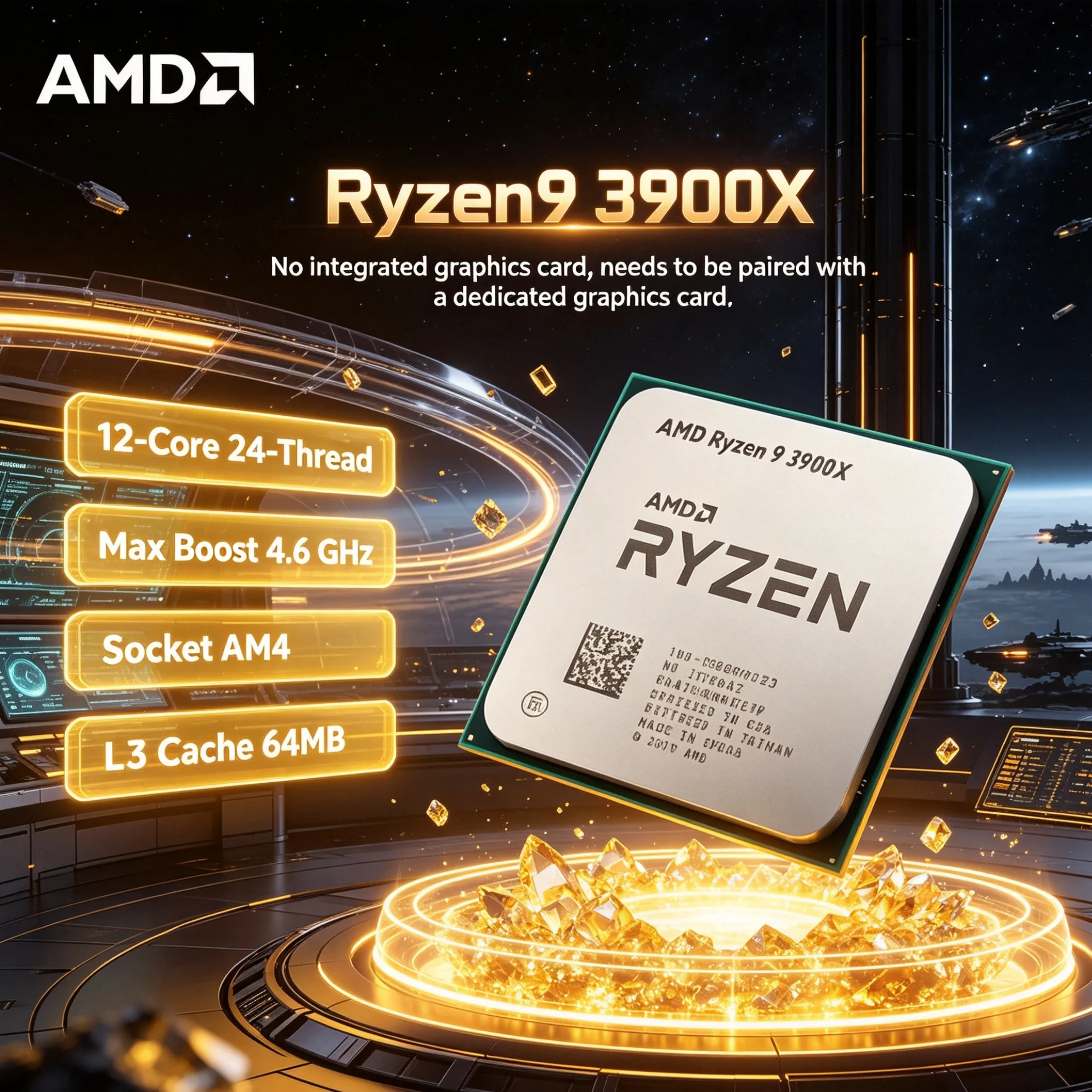 Amd Cpu Ryzen 9 - Procesor AMD Ryzen 9 3900X, 12