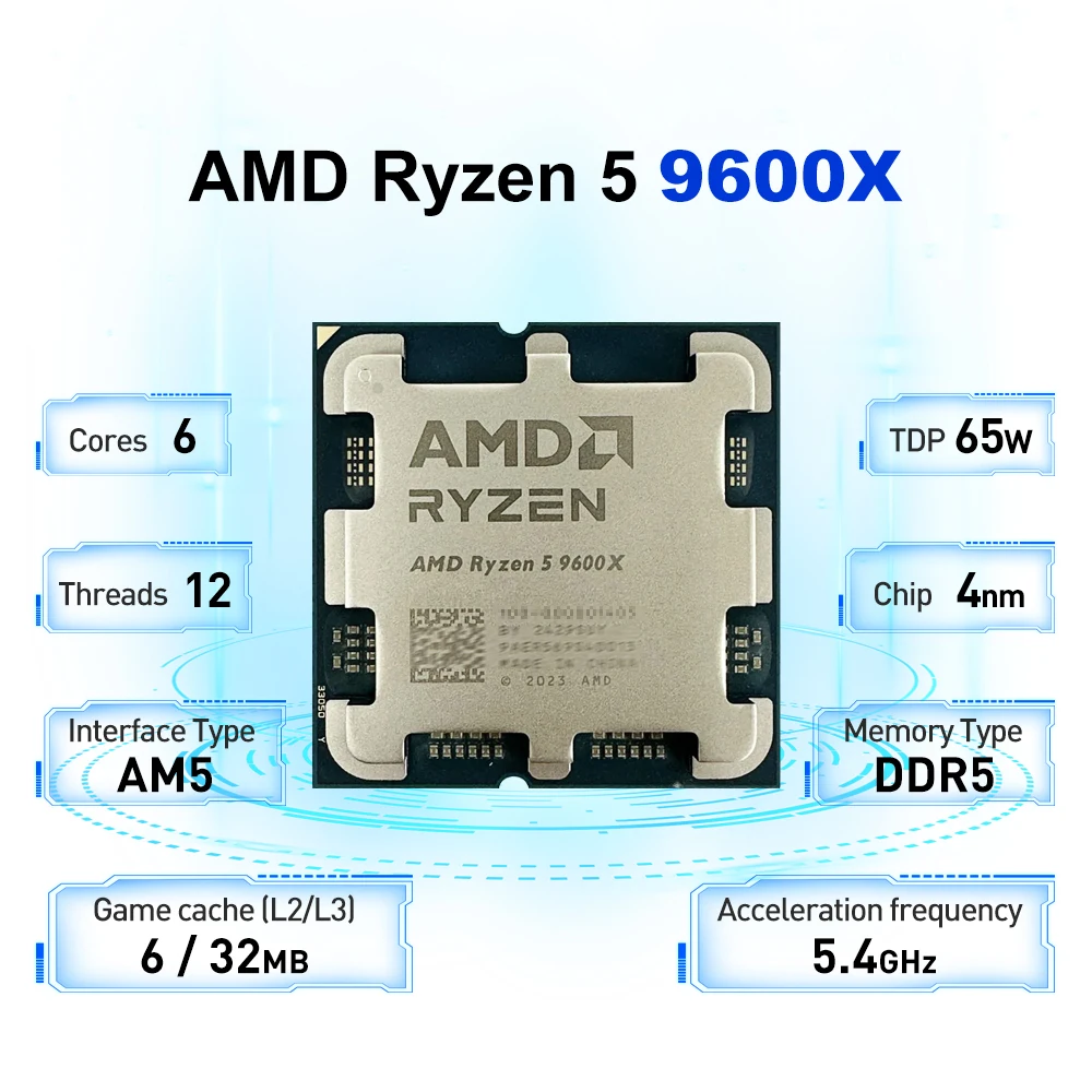 AMD Ryzen 5 9600X L3=32M 5.4GH – Amd Cpu Ryzen 9 recenzja i cena
