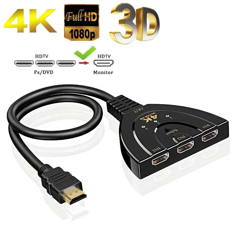 4K * 2K 3-portowy przełącznik  – Esports Gaming Hub recenzja i cena
