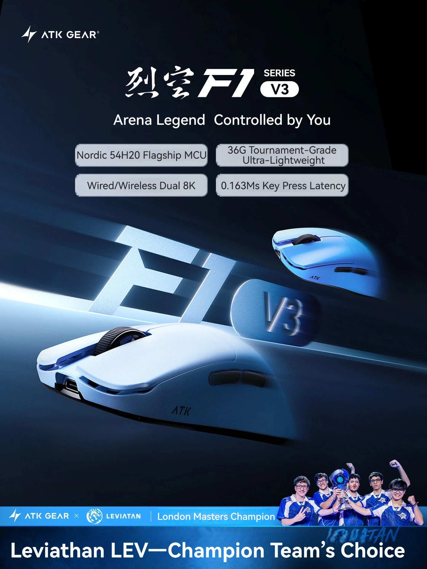 ATK F1 V3 Ultimate 8K Bezprzew – Ultimate Esports Gaming recenzja i cena